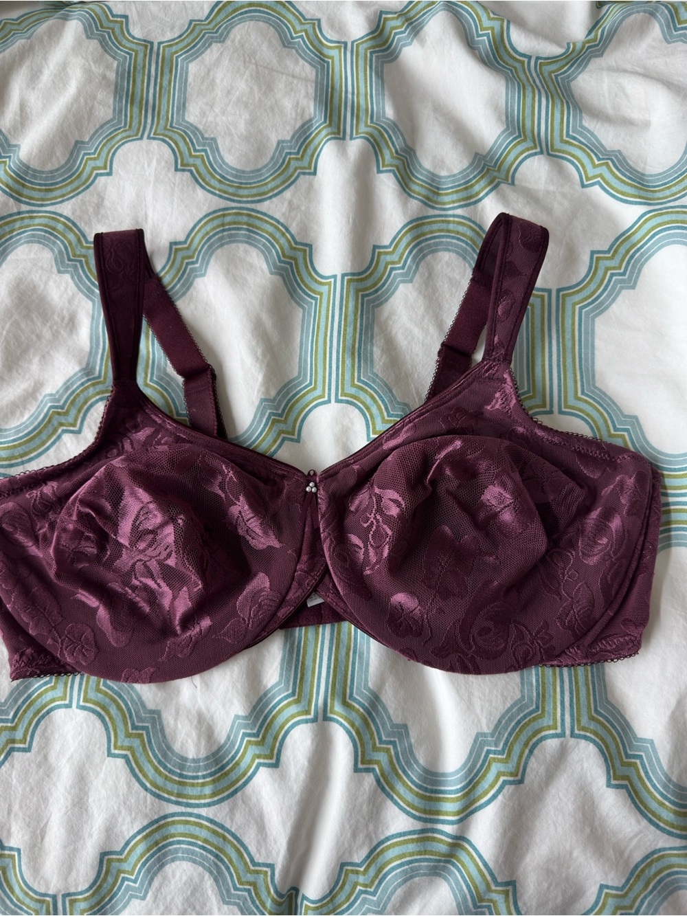 Wacoal Underwire Bra Burgundy 40D 85567